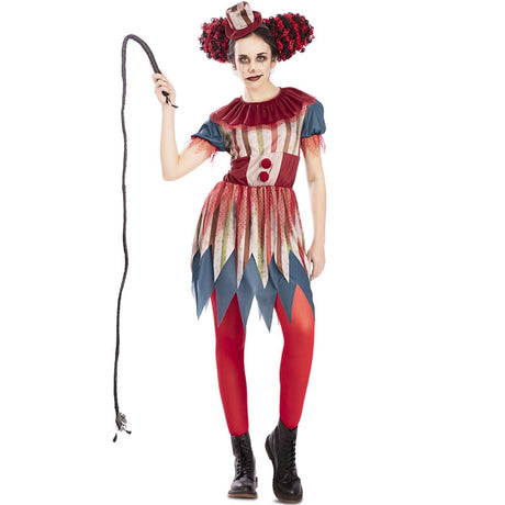 Disfraz de Payasa Circo del Terror para mujer