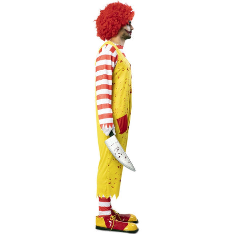 Disfraz de Payaso McDonald asesino para hombre Perfil