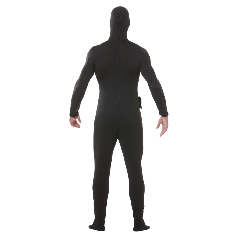 Disfraz de Sombra con Luz Led para hombre espalda