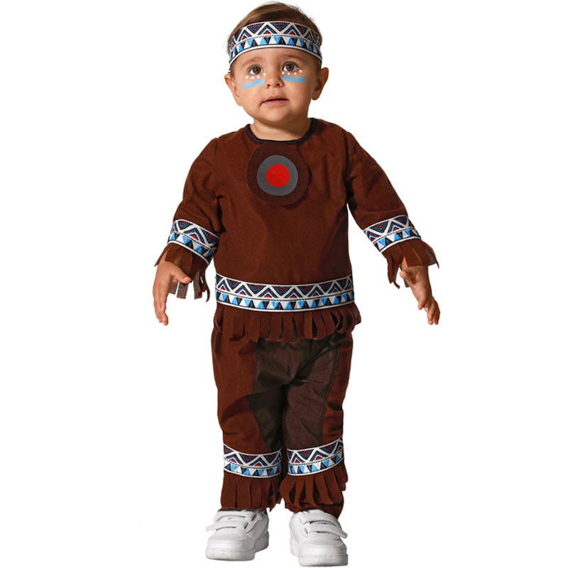 Disfraz para bebé de Indio marrón