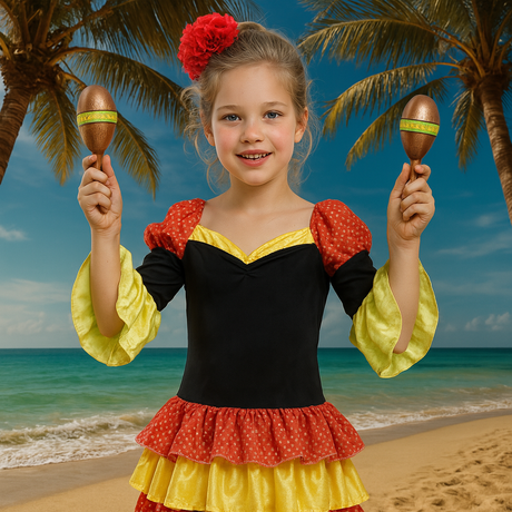 Disfraces Caribeñas y Rumberas para niña