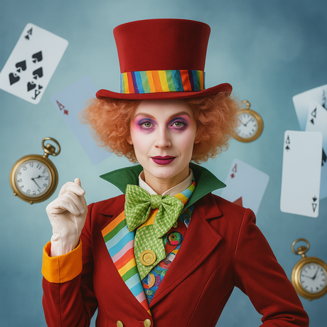 Disfraces de sombrerera loca para mujer