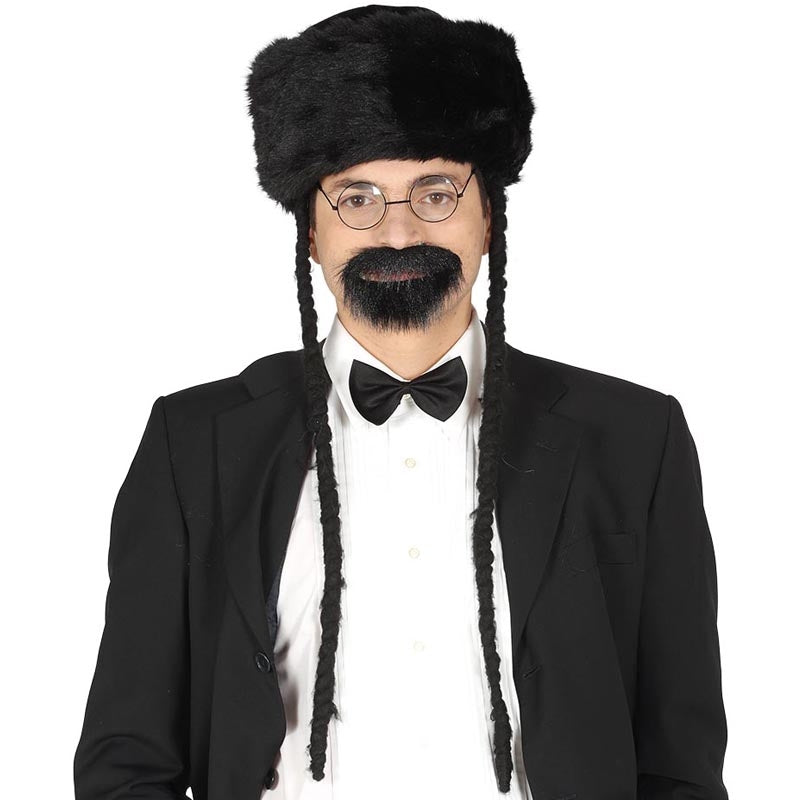 Gorro de Rabino con trenzas