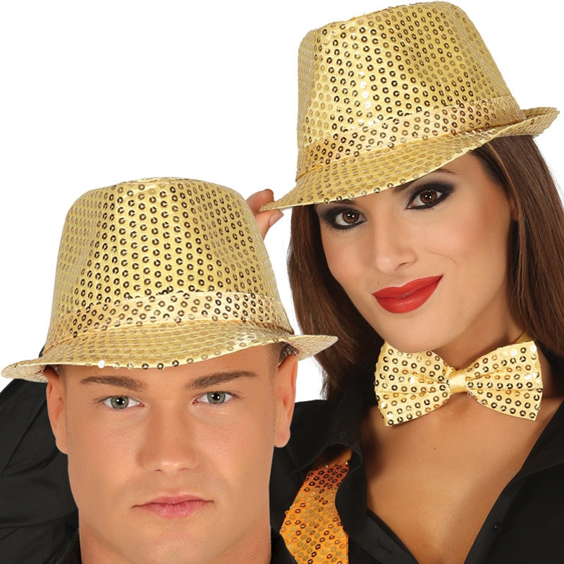Gorro Lentejuelas Oro