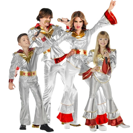 Grupo Disco Abba de color plata