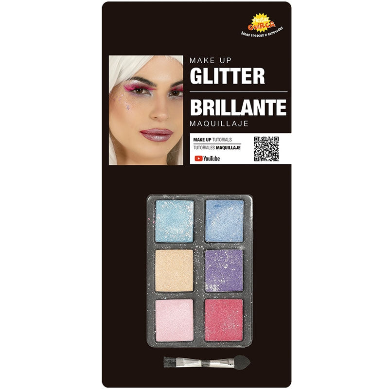 Kit Maquillaje Sombras Glittter