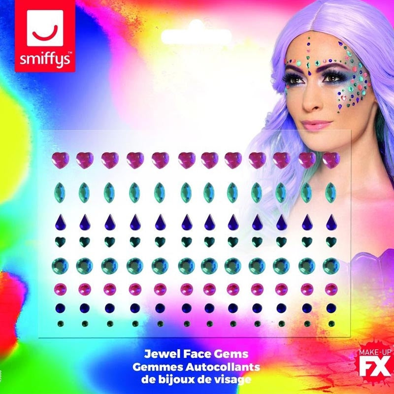 Maquillaje Joyas Faciales Multicolor blíster