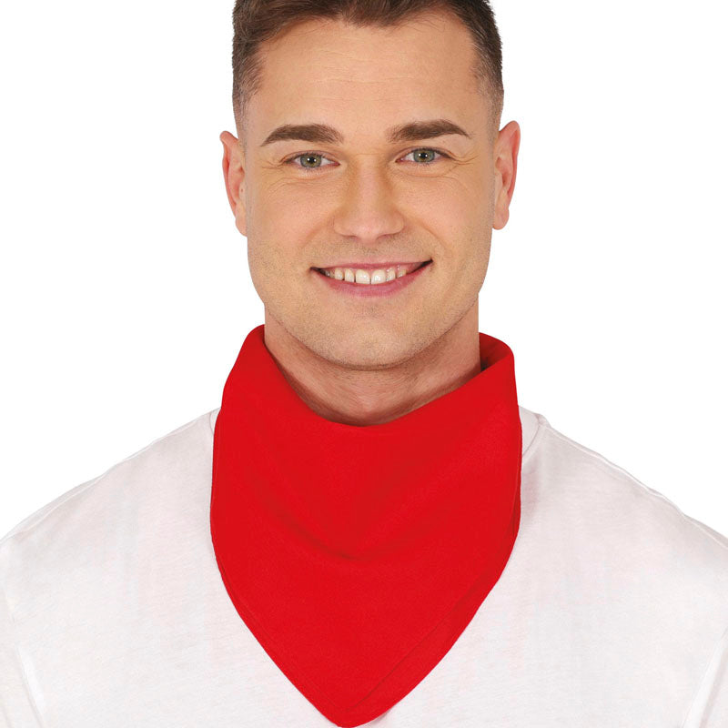 Pañuelo rojo y liso