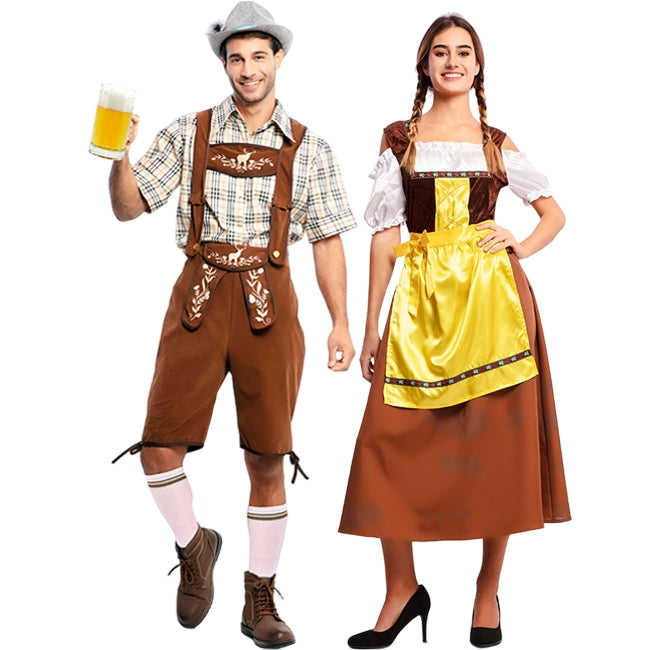 Pareja Bávaros Alemanes Oktoberfest