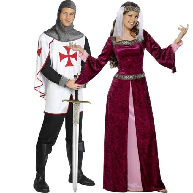 Pareja de Cruzados Medievales