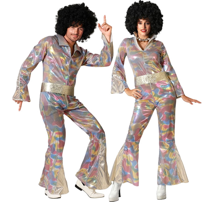 Pareja de Disco Multicolor