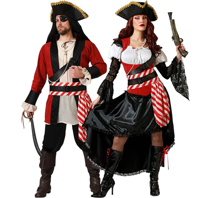 Pareja de Piratas Rojos