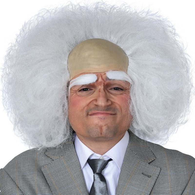 Peluca de Einstein con calva