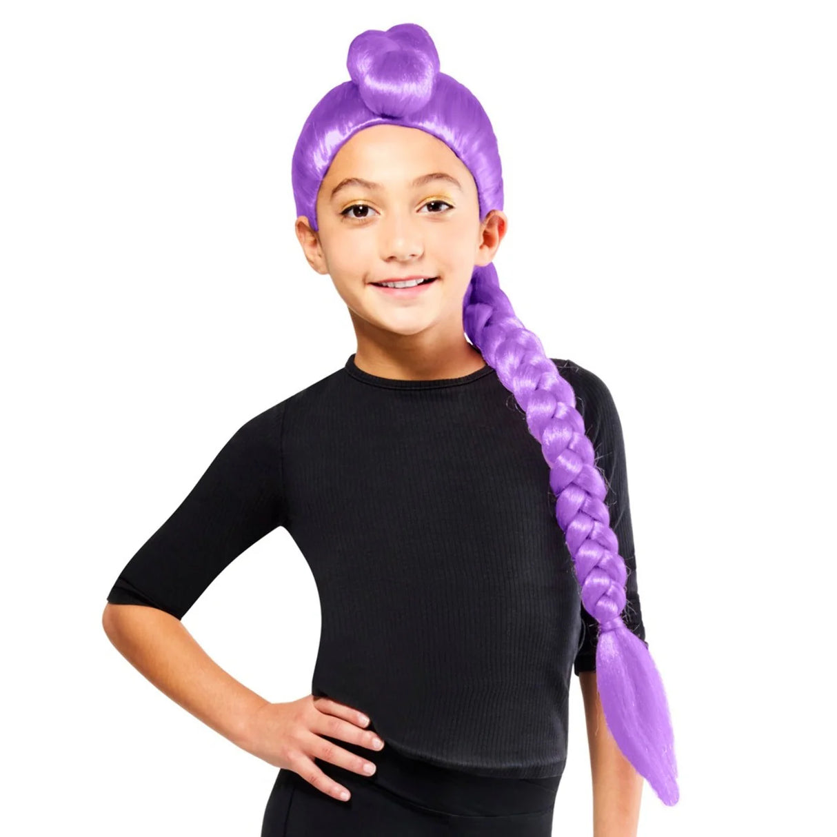 Peluca Rumi de K-Pop para niña