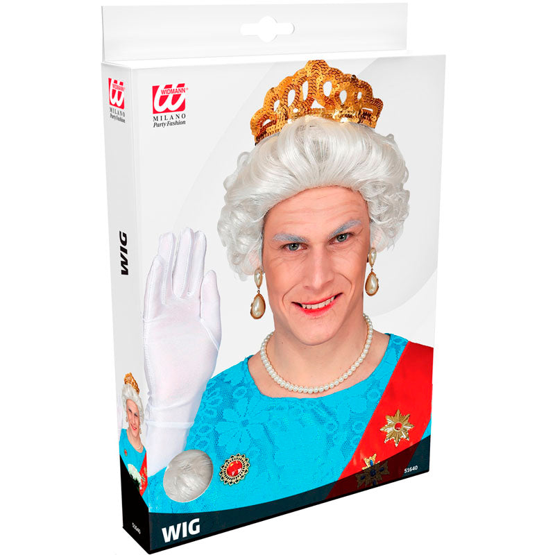 Peluca de Reina Isabel Packaging