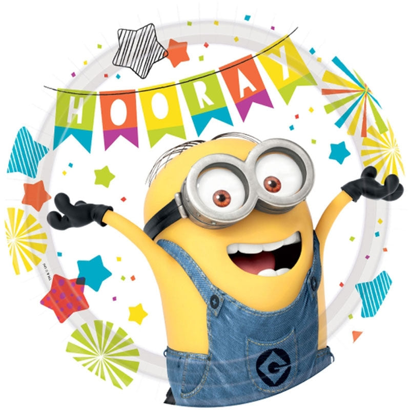 Platos de Minions de 23 cm