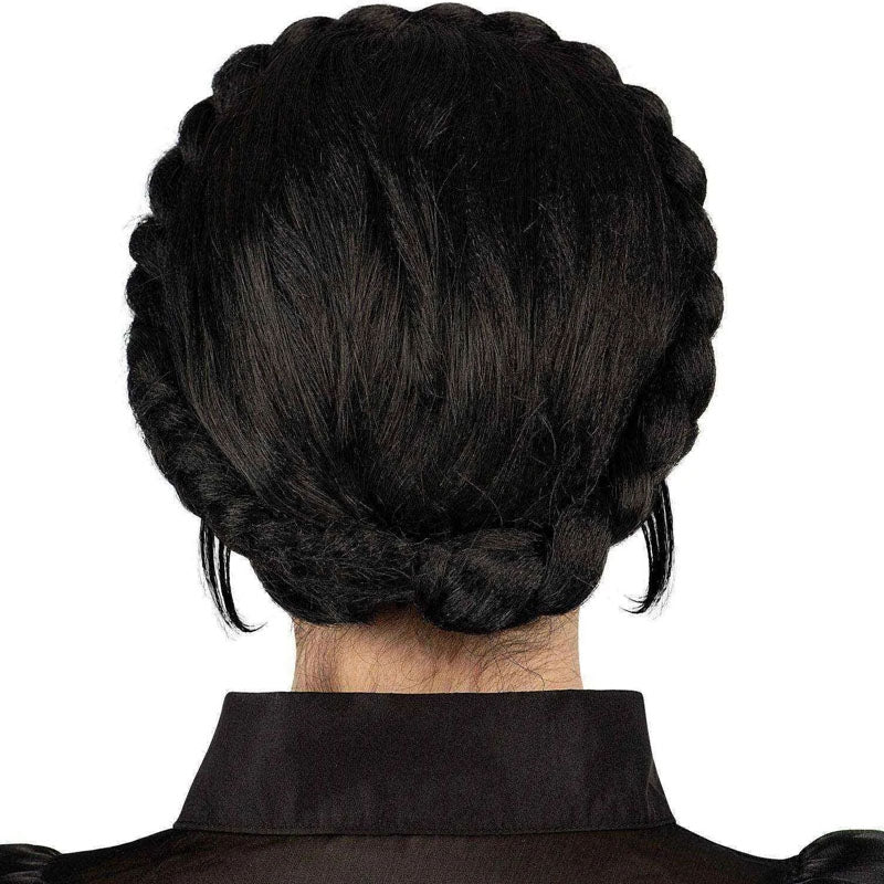 Trenza recogida de Niña Tétrica espalda