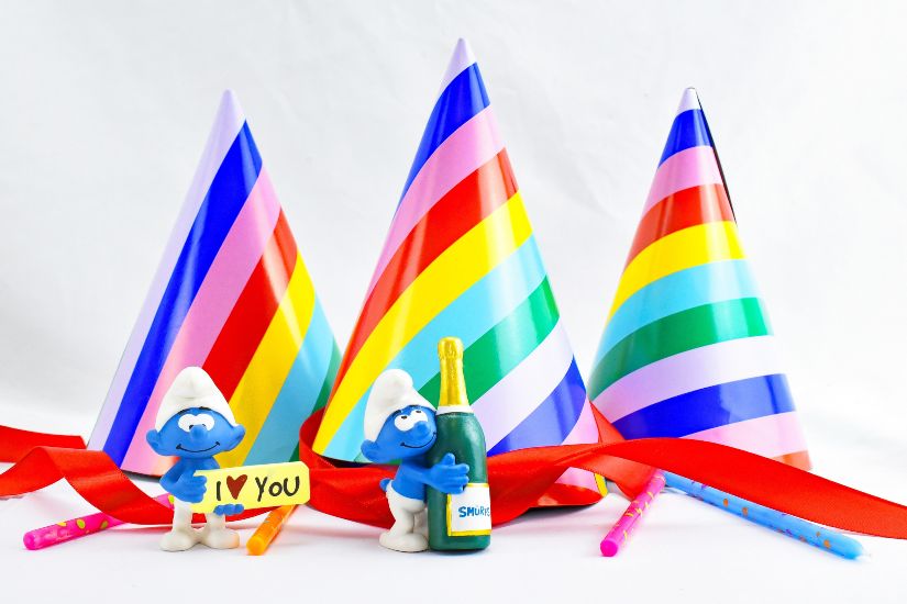 fiesta de los pitufos