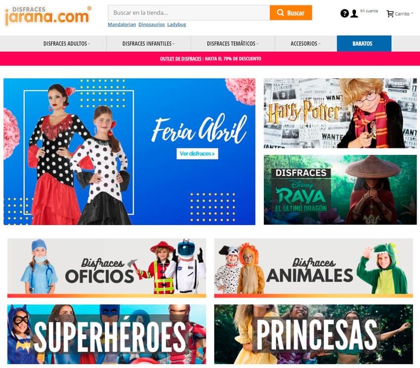 Los disfraces más divertidos reunidos en nuestra nueva tienda online