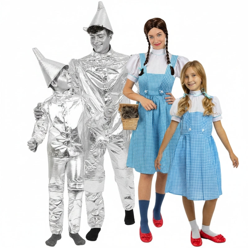 Grupo Hombre de Hojalata y Dorothy de El Mago de Oz