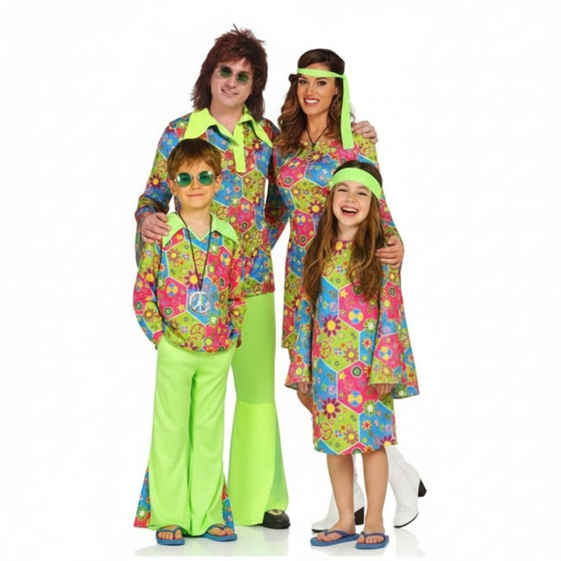 Grupo de Hippies Flower Power