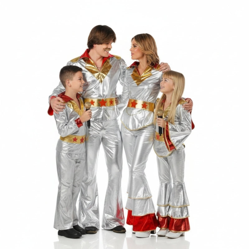Grupo Disco Abba de color plata