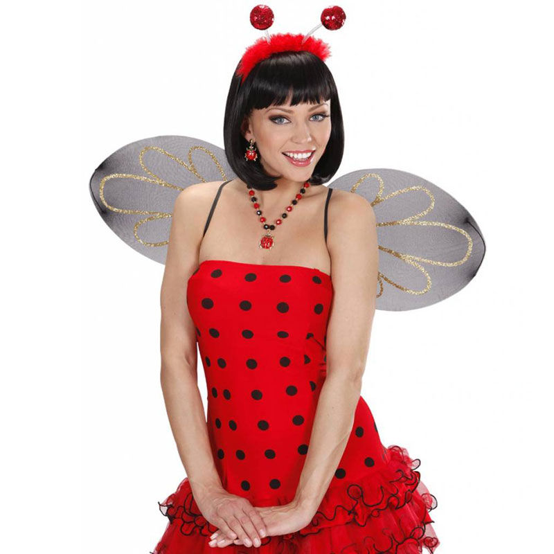 Alas de mariquita | Accesorios plegables para cosplay, cosplay de mariquita transpirable para mujeres, niños, jóvenes, Navidad, fiesta de vacaciones Alas de mariquita | Accesorios plegables para cosplay, cosplay de mariquita transpirable para mujeres, niños, jóvenes, Navidad, fiesta de vacaciones