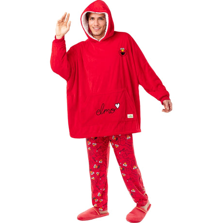Bata de Elmo para adulto - Barrio Sésamo
