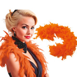 Boa Plumas Naranja