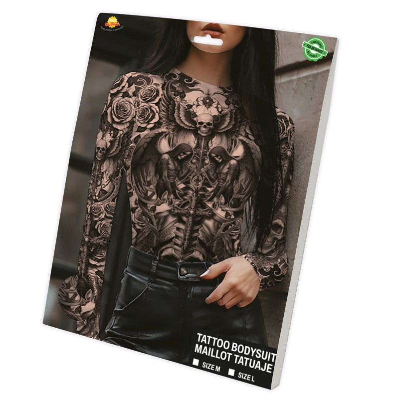 Body de disfraz Efecto Tatuajes para mujer Packaging