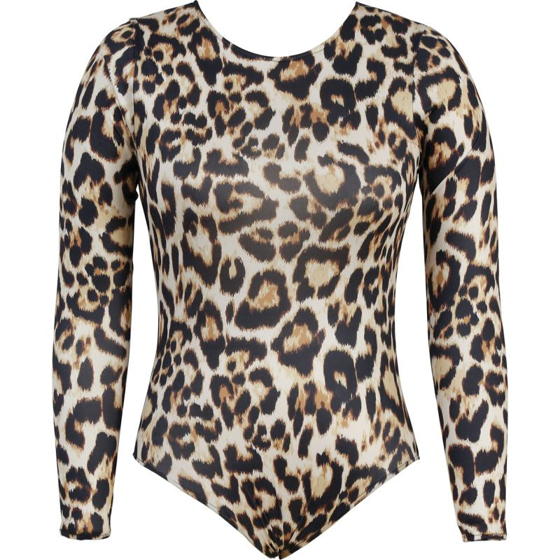 Body de disfraz Leopardo para mujer Detalle