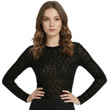 Body de disfraz Leopardo Transparente para mujer