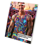 Camiseta Tirantes Psicodélica Setas para hombre Packaging