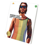 Camiseta Rejilla Arcoiris para hombre Packaging