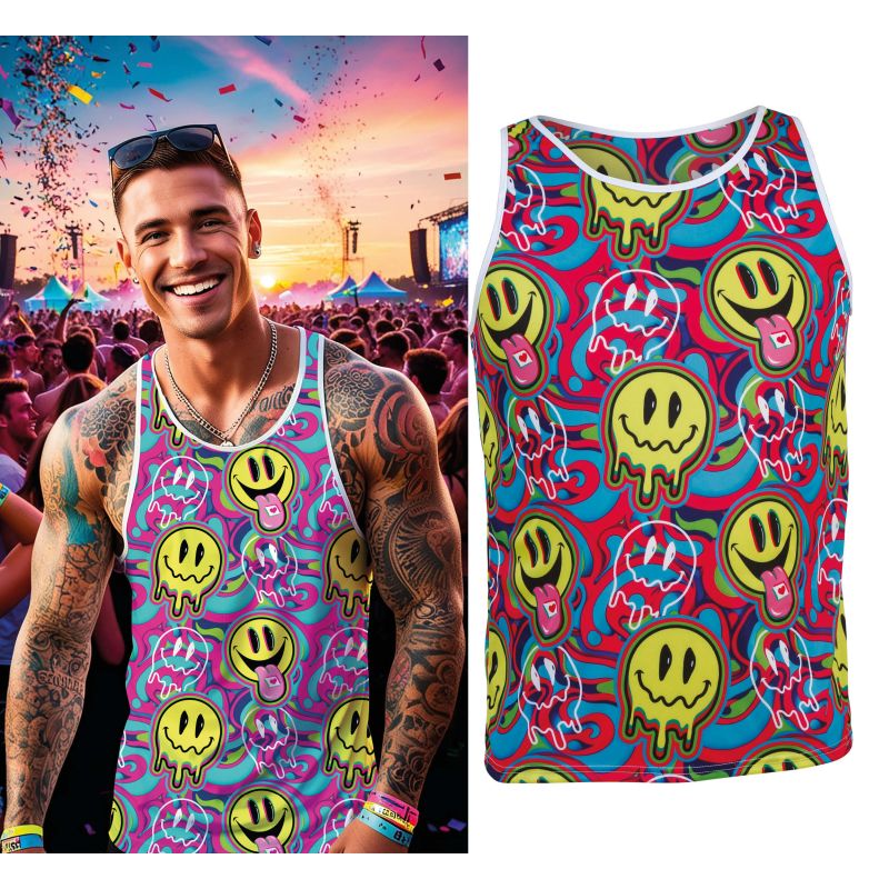 Camiseta Tirantes Acid para hombre