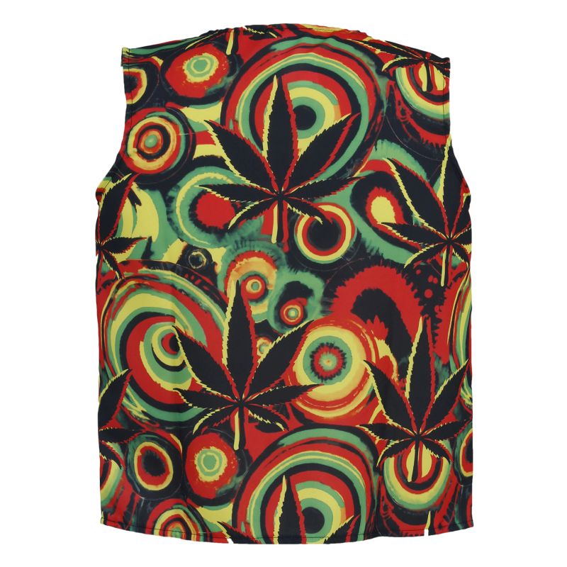 Chaleco Jamaicano para hombre Espalda