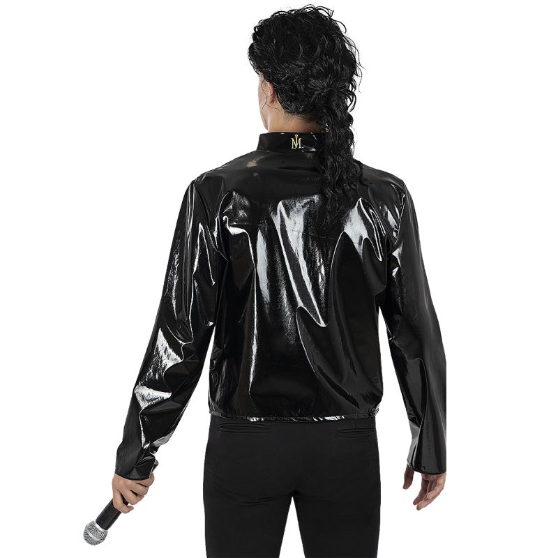 Chaqueta militar negra Michael Jackson para adulto Espalda