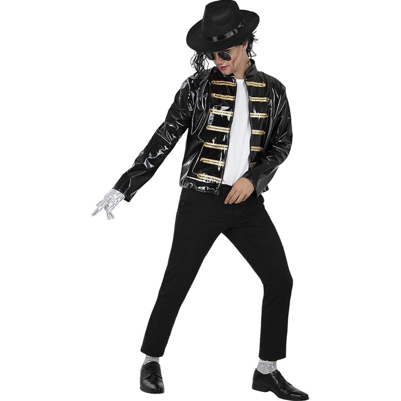 Chaqueta militar negra Michael Jackson para adulto