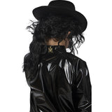 Chaqueta militar negra Michael Jackson para niño Detalle