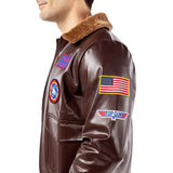Disfraz de Aviador Maverick de Top Gun para hombre Perfil Bis