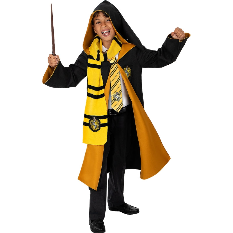 Corbata Hufflepuff Harry Potter para niños Detalle Bis