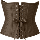 Corset Bajo Pecho Marrón para mujer Espalda