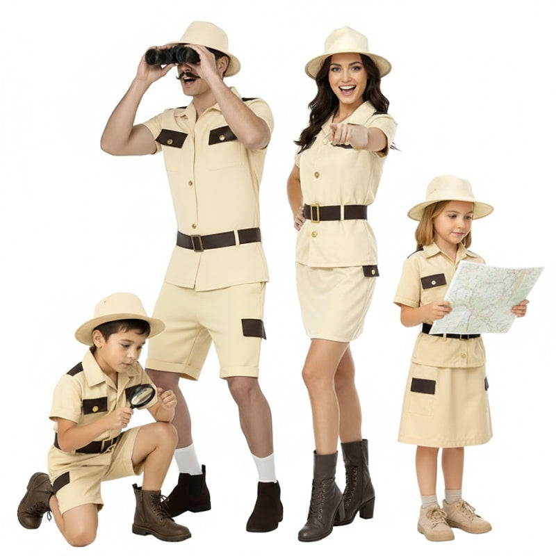 Disfraces Exploradores Safari para grupos y familias