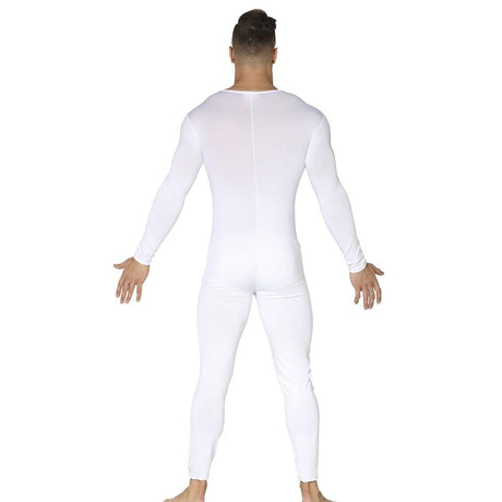 Disfraz Maillot Blanco para hombre Espalda