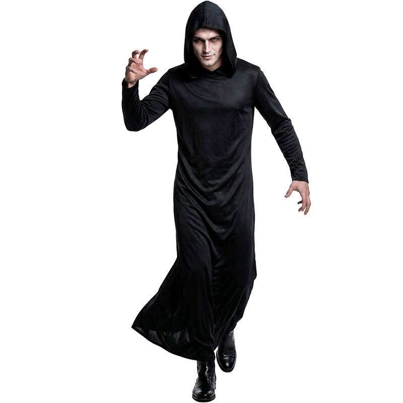Disfraz Túnica Negra con Capucha adulto unisex