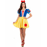 Disfraz de Blancanieves corto Manzana para mujer Bis