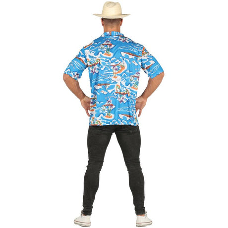 Disfraz de Camisa de Turista para hombre Espalda
