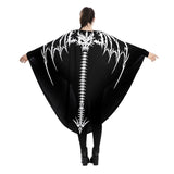 Disfraz Capa de Dragón Esqueleto adulto unisex Espalda