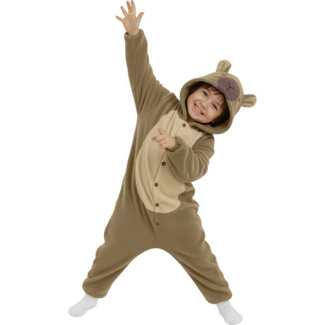 Disfraz de Capibara Kigurumi infantil Bis