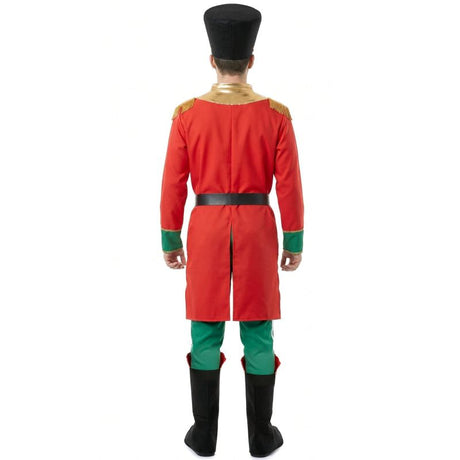Disfraz de Cascanueces Navideño para hombre Espalda